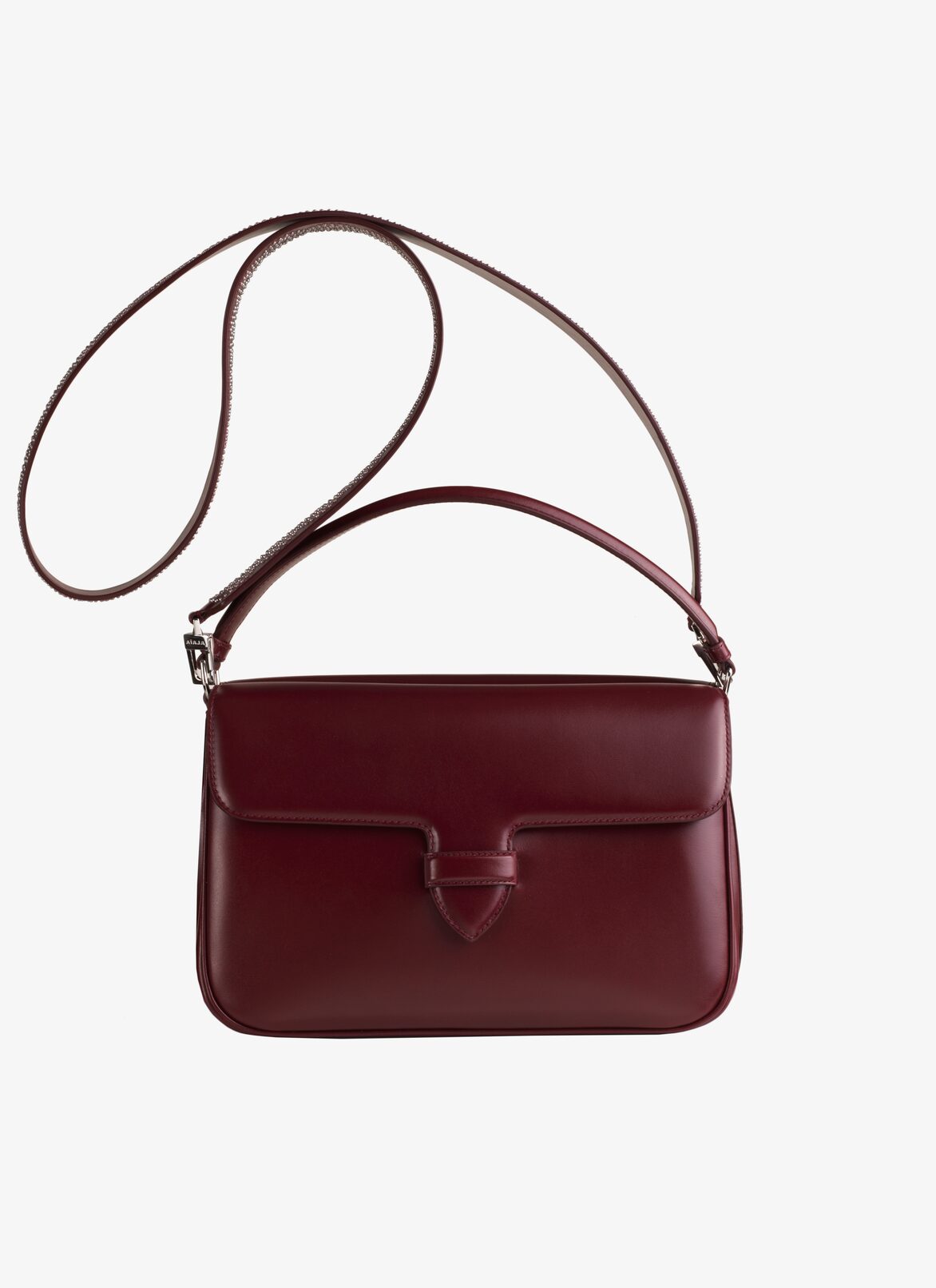 CLOSED BAG IM C.LUX CLOU ARABESQ. STRAP POURPRE ALAÏA PURPLE  CLOSED BAG IM C.LUX CLOU ARABESQ. STRAP POURPRE